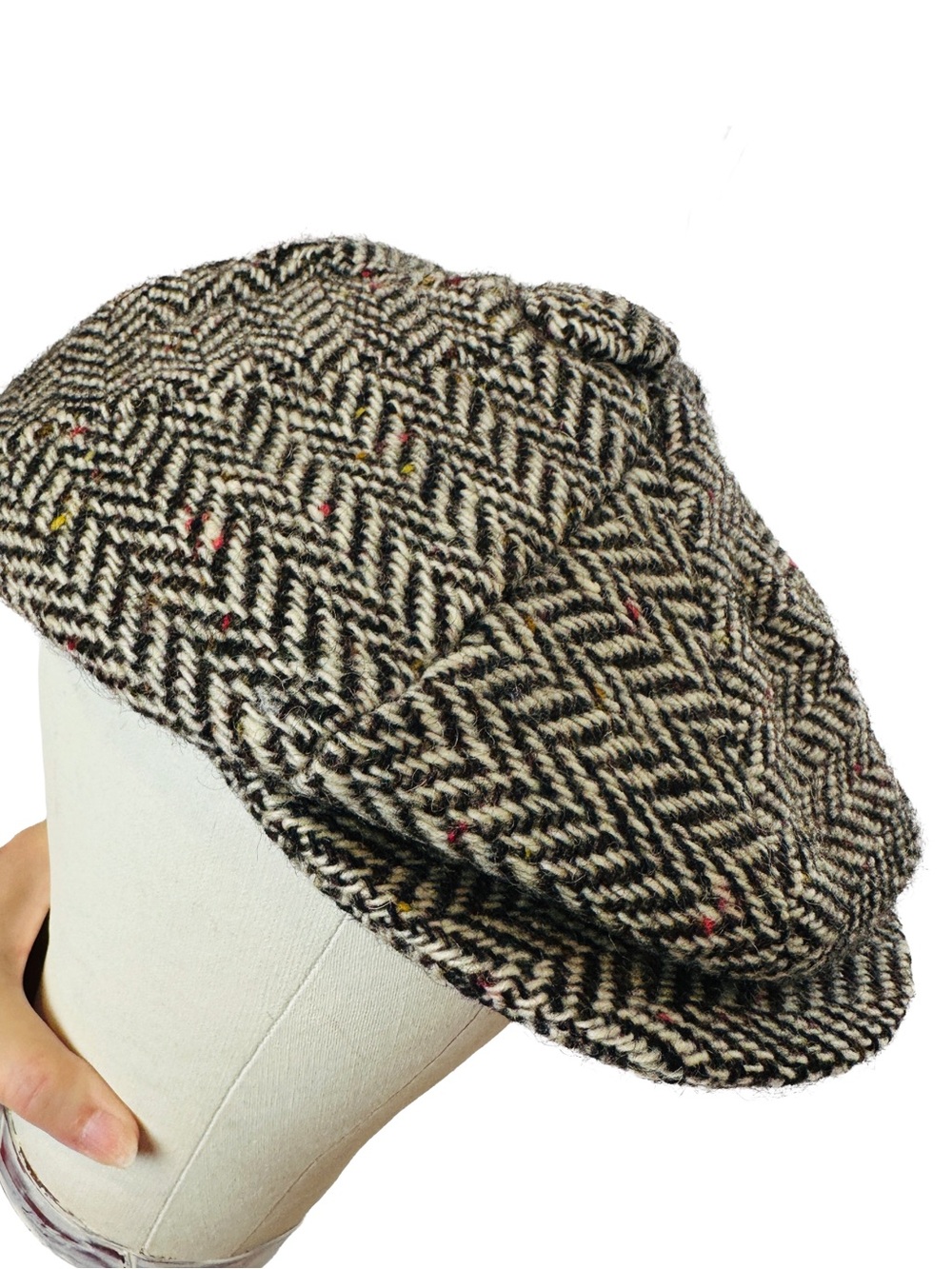 Hats of Ireland Vintage Newsboy Cap in Donegal Tweed